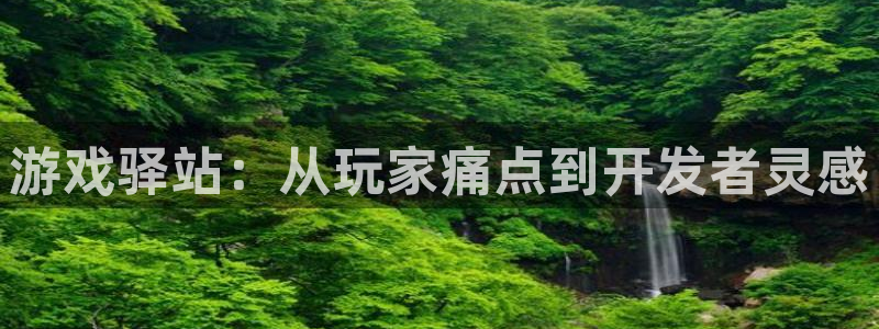 杜邦娱乐官方平台：游戏驿站：从玩家痛点到开发者灵感