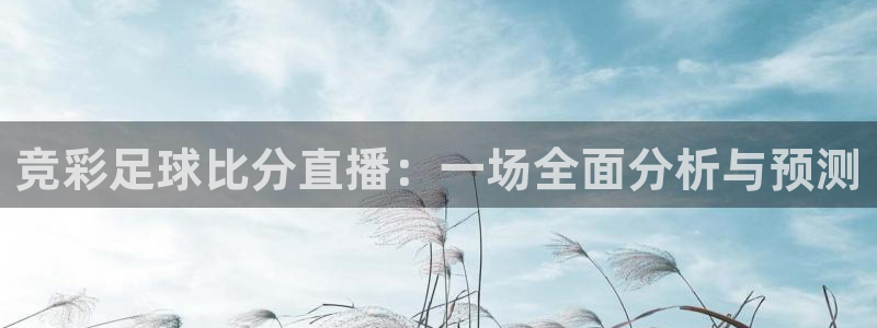 nba在线高清 劲爆体育：竞彩足球比分直播：一场全面分析与预测