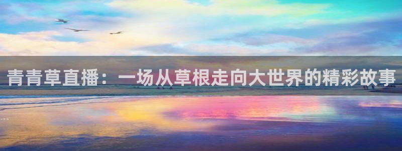 劲爆体育在线直播app：青青草直播：一场从草根走向大世界的精彩故事